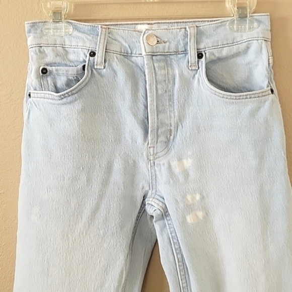 Rails The Melrose Classic Slim Bleached Repair Hem Denim Jeans - Size 25 - Picture 2 of 15